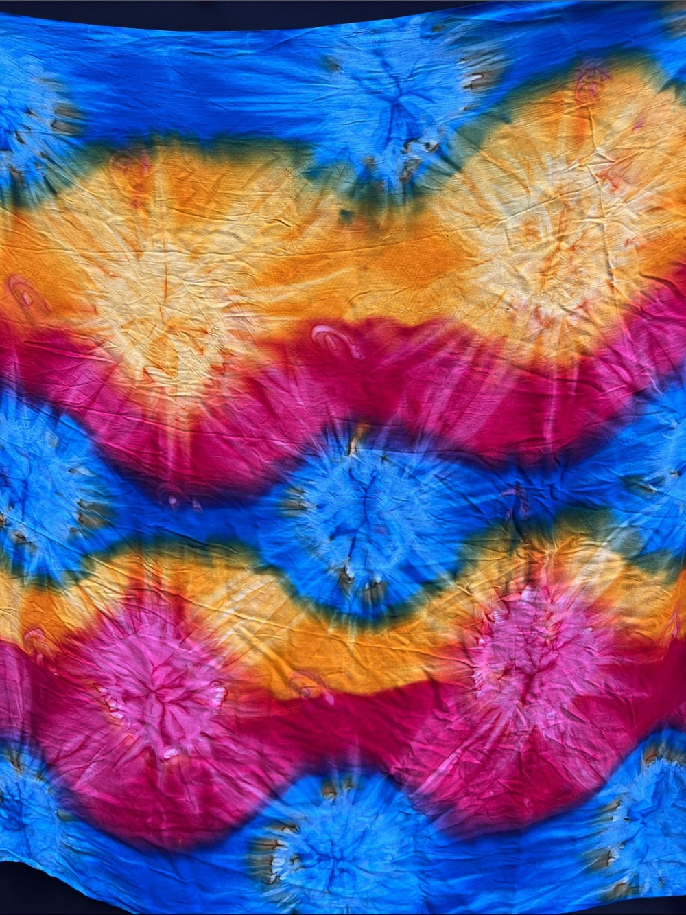 Vibrant Tie-Dye Bathing suit cover or Tapestry